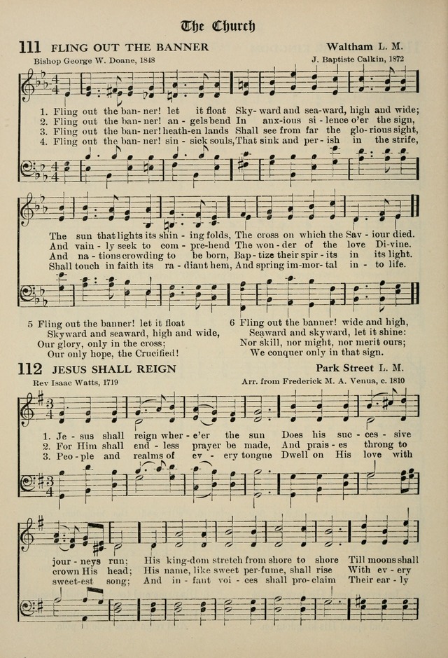 The Westminster Hymnal for congregational and social use and for the Sunday School page 109