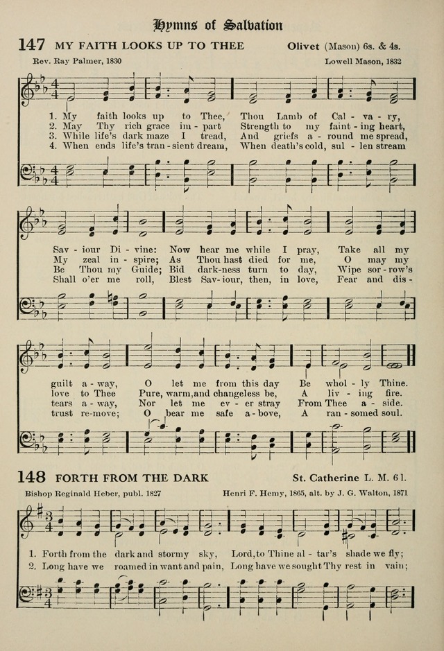 The Westminster Hymnal for congregational and social use and for the Sunday School page 141