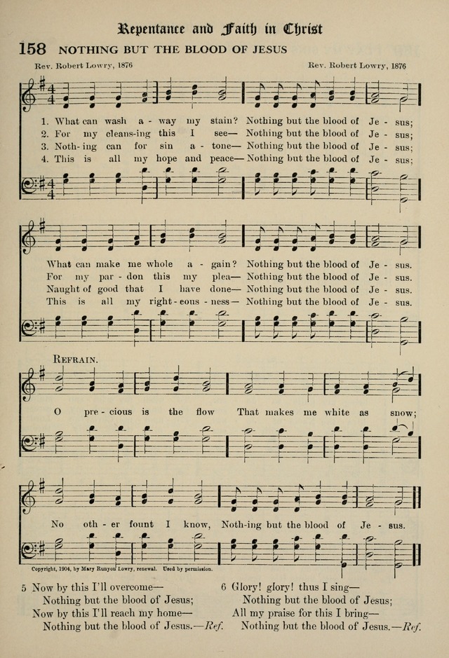The Westminster Hymnal for congregational and social use and for the Sunday School page 150