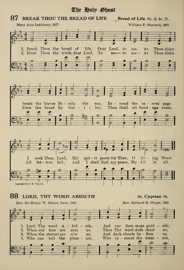The Westminster Hymnal for congregational and social use and for the Sunday School page 91