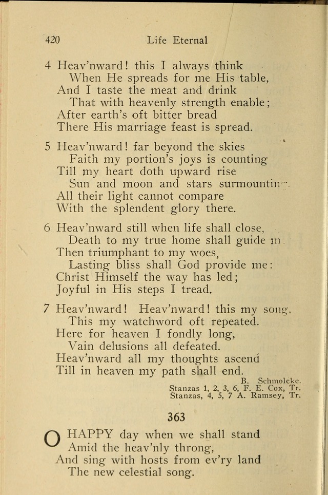 Wartburg Hymnal: for church, school and home page 420