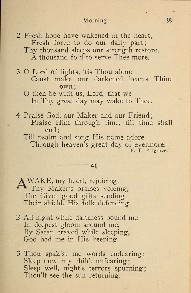 Wartburg Hymnal: for church, school and home page 99