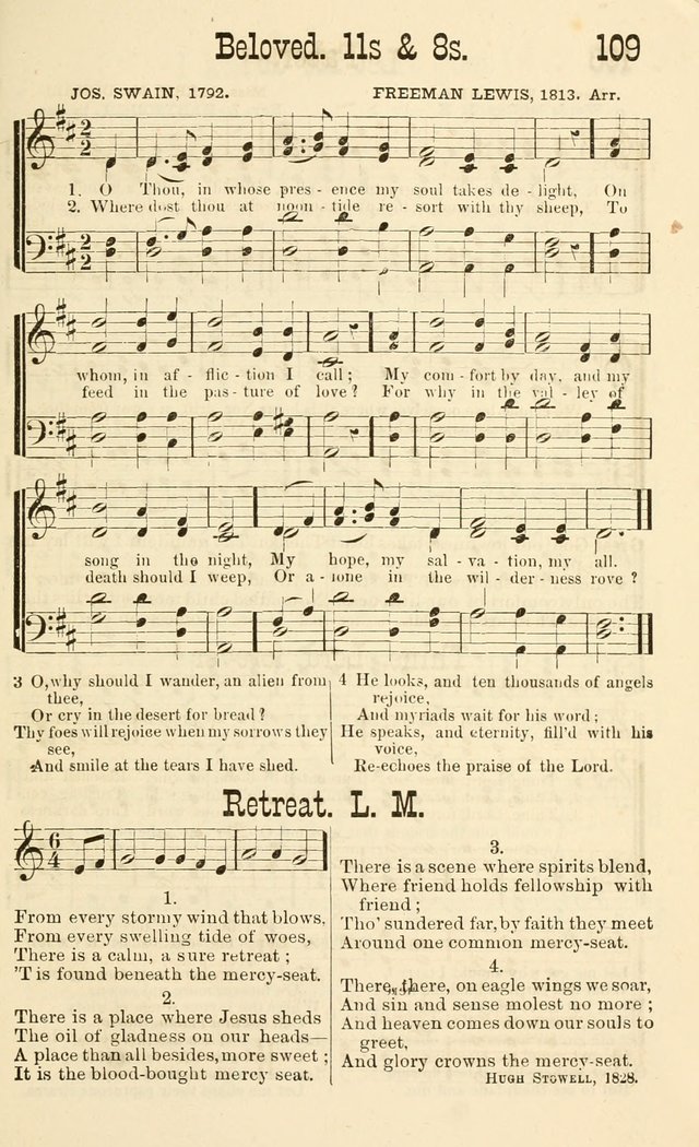 Winnowed Hymns: a collection of sacred songs, especially adapted for revivals, prayer and camp meetings page 112