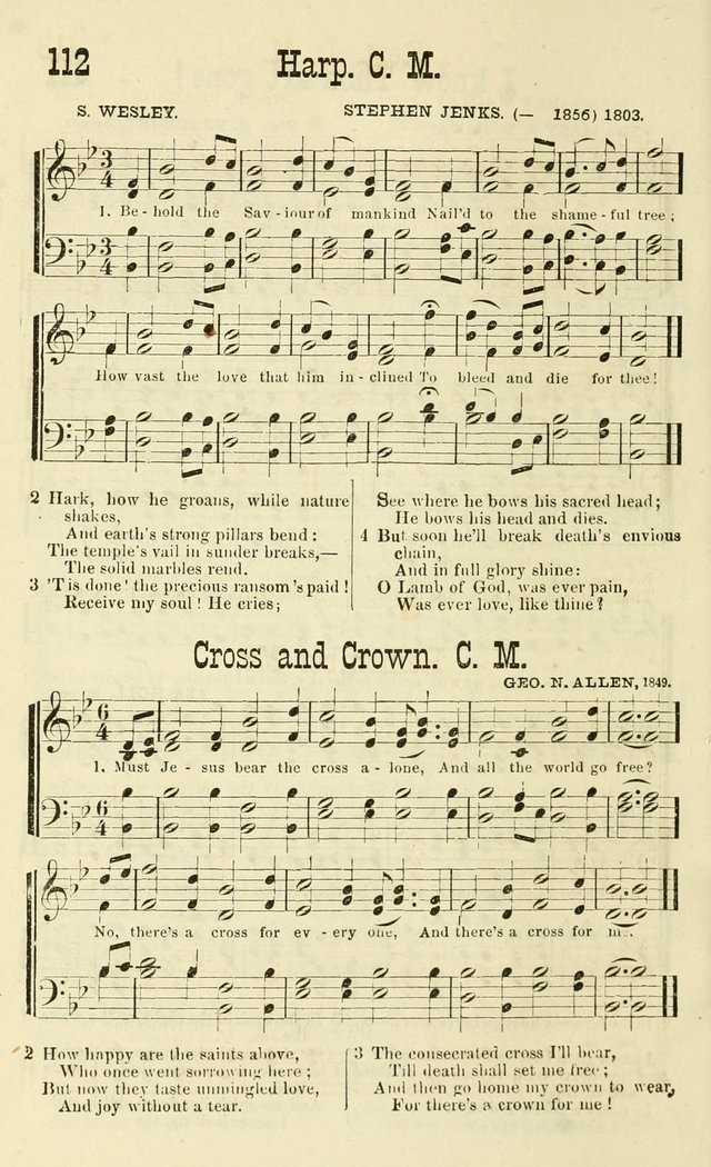 Winnowed Hymns: a collection of sacred songs, especially adapted for revivals, prayer and camp meetings page 115