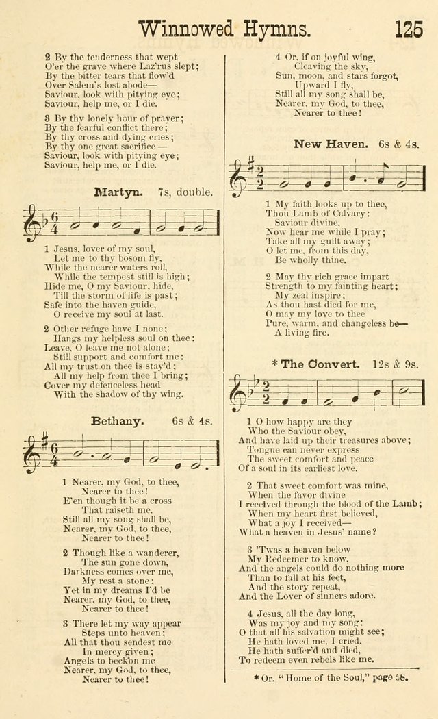 Winnowed Hymns: a collection of sacred songs, especially adapted for revivals, prayer and camp meetings page 128