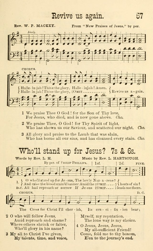 Winnowed Hymns: a collection of sacred songs, especially adapted for revivals, prayer and camp meetings page 60