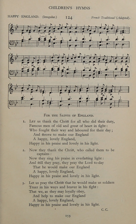 The Winchester Hymn Supplement: with Tunes page 153