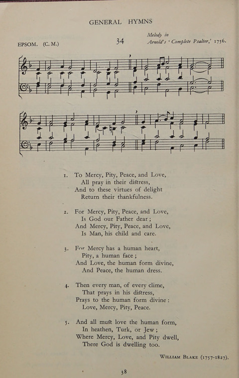 The Winchester Hymn Supplement: with Tunes page 38