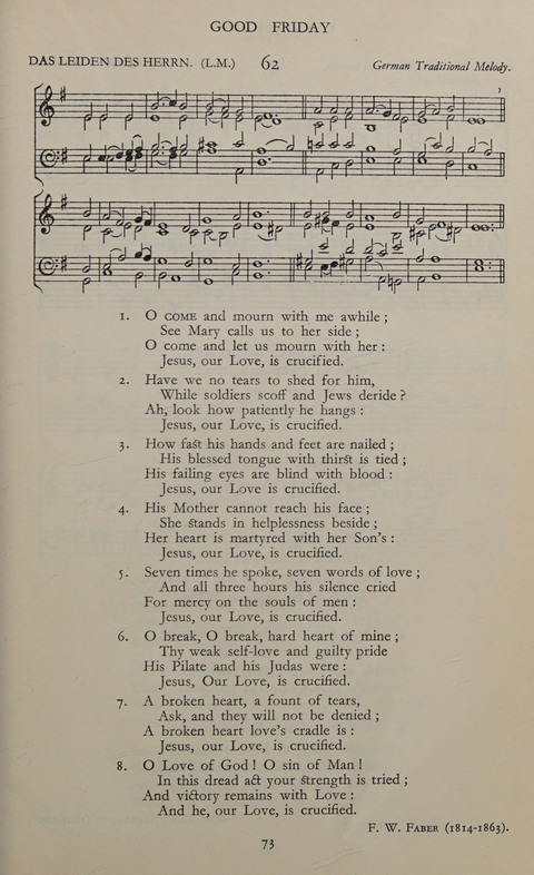 The Winchester Hymn Supplement: with Tunes page 73