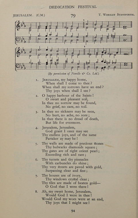 The Winchester Hymn Supplement: with Tunes page 94