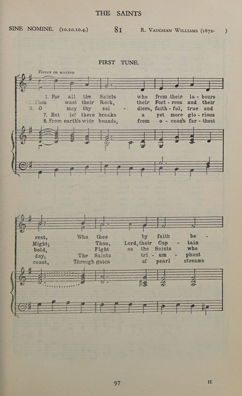 The Winchester Hymn Supplement: with Tunes page 97