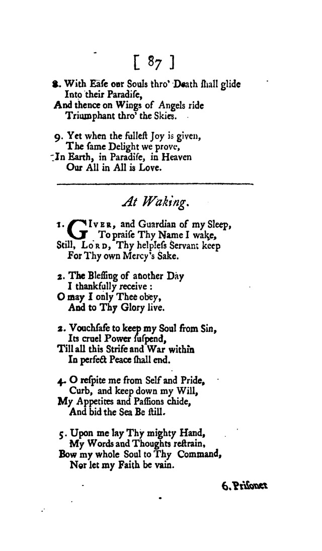 Hymns and Sacred Poems page 87