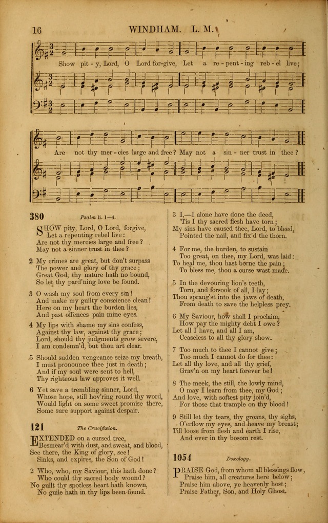 Wesleyan Hymn and Tune Book: Comprising the Entire Collection of Hymns in the Hymn Book of the Methodist Episcopal Church, South page 16