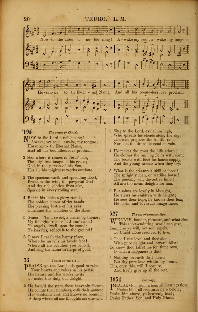 Wesleyan Hymn and Tune Book: Comprising the Entire Collection of Hymns in the Hymn Book of the Methodist Episcopal Church, South page 20