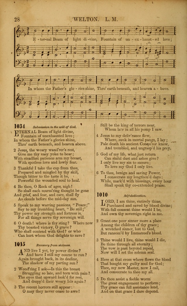 Wesleyan Hymn and Tune Book: Comprising the Entire Collection of Hymns in the Hymn Book of the Methodist Episcopal Church, South page 28