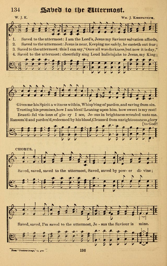 Words of Life: a collection of Hymns and Tunes for use in Gospel Meetings and other Religious Services page 134