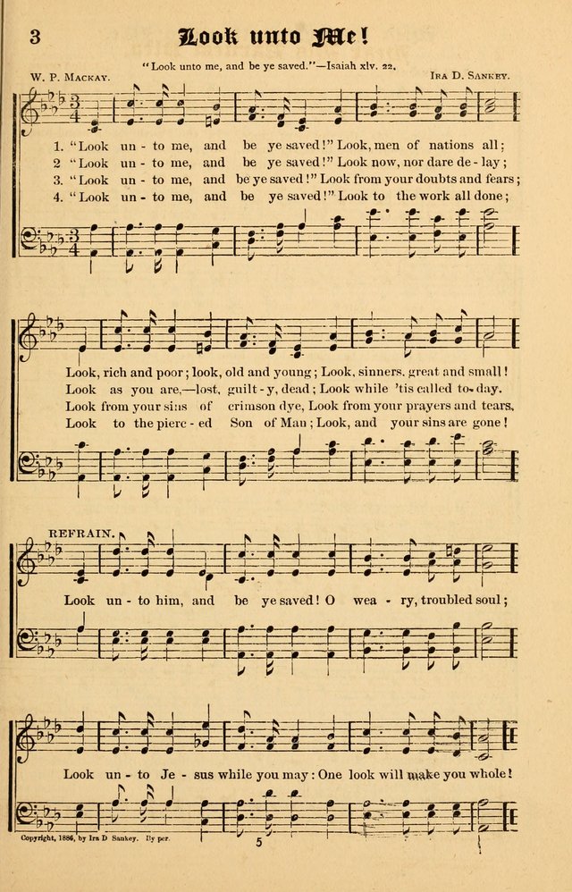 Words of Life: a collection of Hymns and Tunes for use in Gospel Meetings and other Religious Services page 5