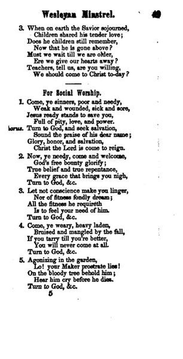 The Wesleyan Minstrel: a Collection of Hymns and Tunes. 2nd ed. page 50