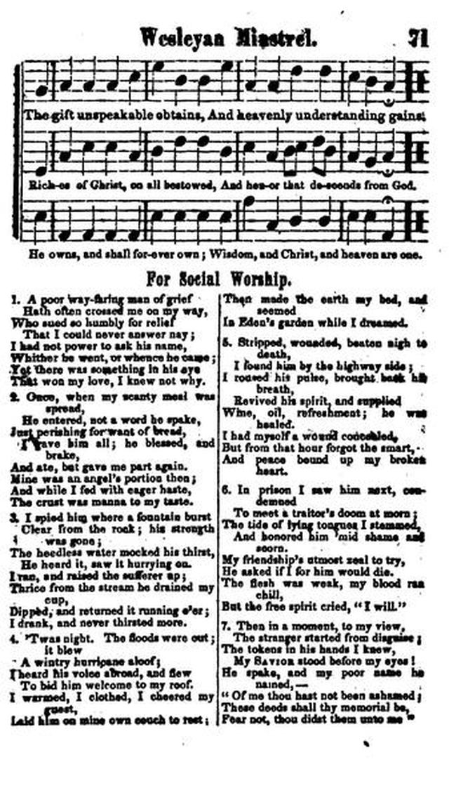 The Wesleyan Minstrel: a Collection of Hymns and Tunes. 2nd ed. page 72
