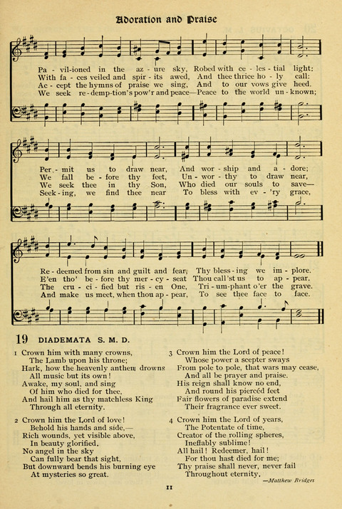 The Wesleyan Methodist Hymnal: Designed for Use in the Wesleyan Methodist Connection (or Church) of America page 11