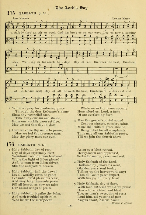 The Wesleyan Methodist Hymnal: Designed for Use in the Wesleyan Methodist Connection (or Church) of America page 111