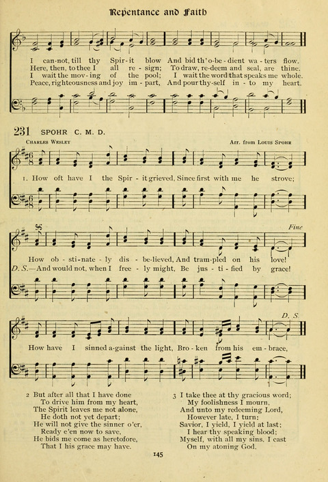 The Wesleyan Methodist Hymnal: Designed for Use in the Wesleyan Methodist Connection (or Church) of America page 145