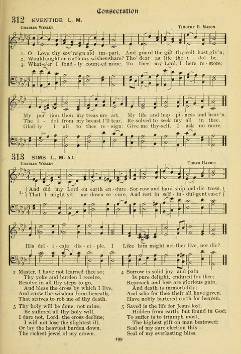 The Wesleyan Methodist Hymnal: Designed for Use in the Wesleyan Methodist Connection (or Church) of America page 199