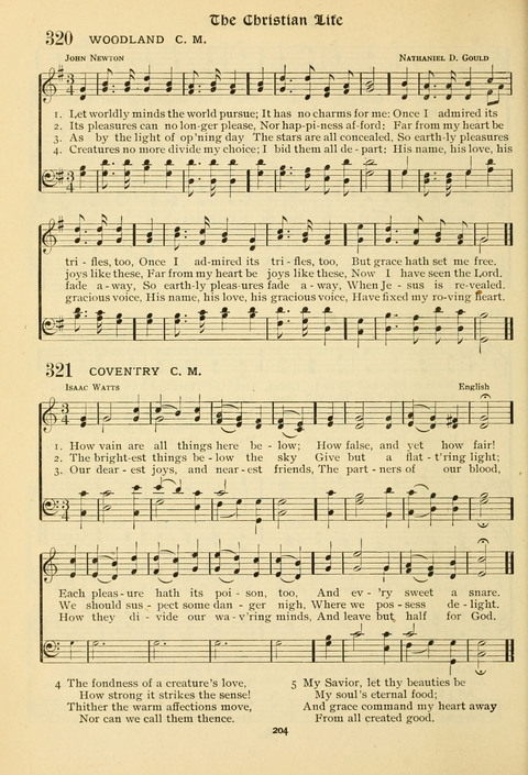 The Wesleyan Methodist Hymnal: Designed for Use in the Wesleyan Methodist Connection (or Church) of America page 204