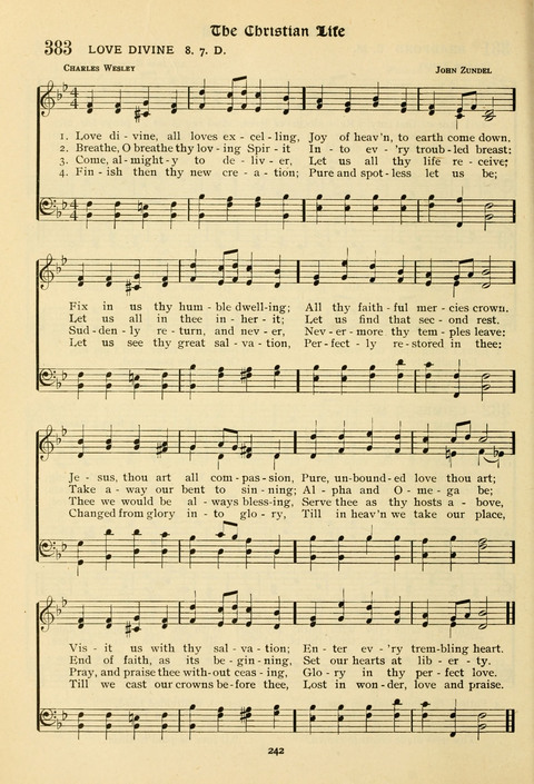 The Wesleyan Methodist Hymnal: Designed for Use in the Wesleyan Methodist Connection (or Church) of America page 242
