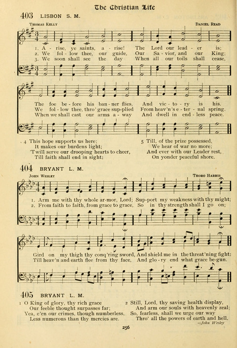 The Wesleyan Methodist Hymnal: Designed for Use in the Wesleyan Methodist Connection (or Church) of America page 256