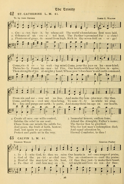 The Wesleyan Methodist Hymnal: Designed for Use in the Wesleyan Methodist Connection (or Church) of America page 26