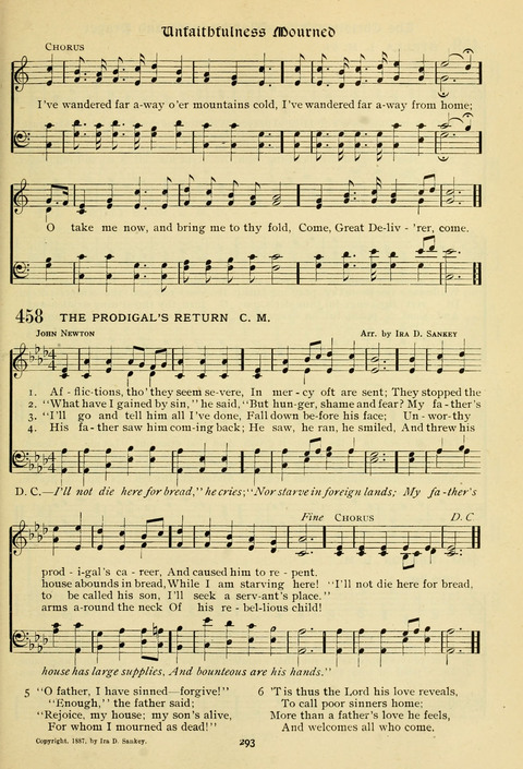The Wesleyan Methodist Hymnal: Designed for Use in the Wesleyan Methodist Connection (or Church) of America page 293
