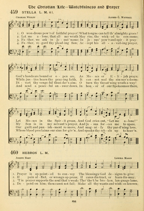 The Wesleyan Methodist Hymnal: Designed for Use in the Wesleyan Methodist Connection (or Church) of America page 294