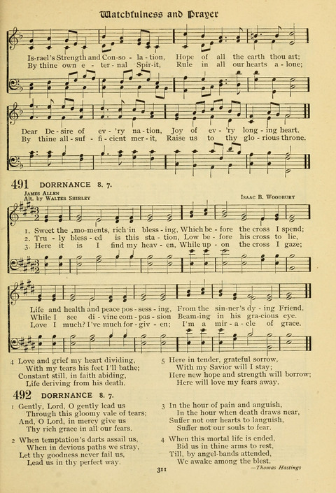 The Wesleyan Methodist Hymnal: Designed for Use in the Wesleyan Methodist Connection (or Church) of America page 311