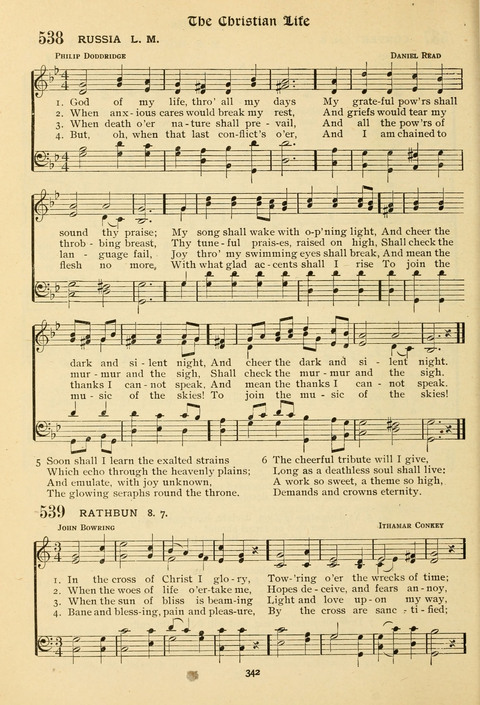 The Wesleyan Methodist Hymnal: Designed for Use in the Wesleyan Methodist Connection (or Church) of America page 342