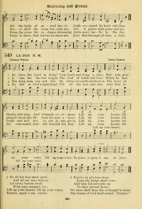 The Wesleyan Methodist Hymnal: Designed for Use in the Wesleyan Methodist Connection (or Church) of America page 343