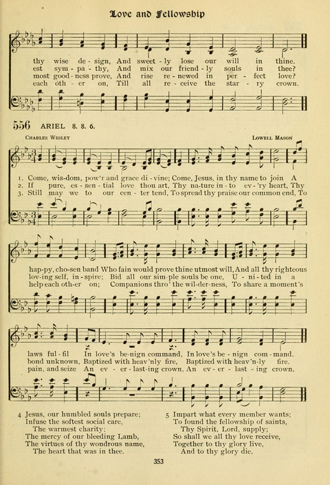 The Wesleyan Methodist Hymnal: Designed for Use in the Wesleyan Methodist Connection (or Church) of America page 353