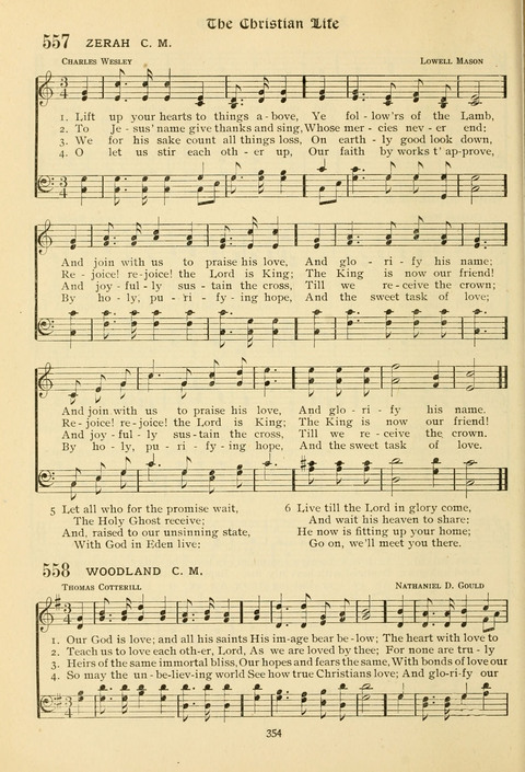 The Wesleyan Methodist Hymnal: Designed for Use in the Wesleyan Methodist Connection (or Church) of America page 354