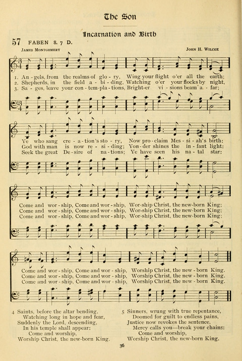 The Wesleyan Methodist Hymnal: Designed for Use in the Wesleyan Methodist Connection (or Church) of America page 36