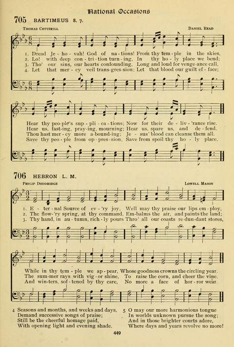 The Wesleyan Methodist Hymnal: Designed for Use in the Wesleyan Methodist Connection (or Church) of America page 449