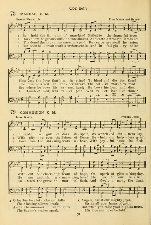 The Wesleyan Methodist Hymnal: Designed for Use in the Wesleyan Methodist Connection (or Church) of America page 50