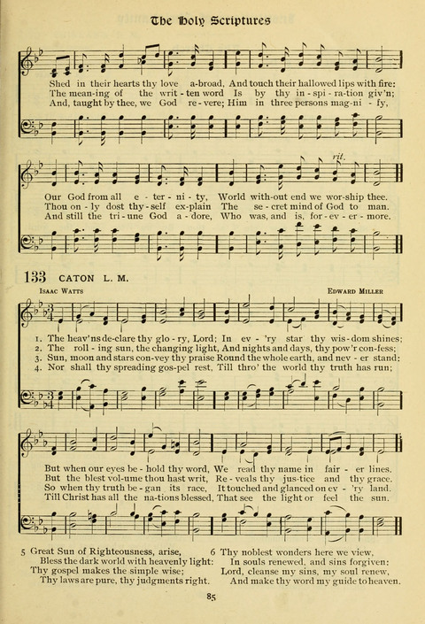The Wesleyan Methodist Hymnal: Designed for Use in the Wesleyan Methodist Connection (or Church) of America page 85