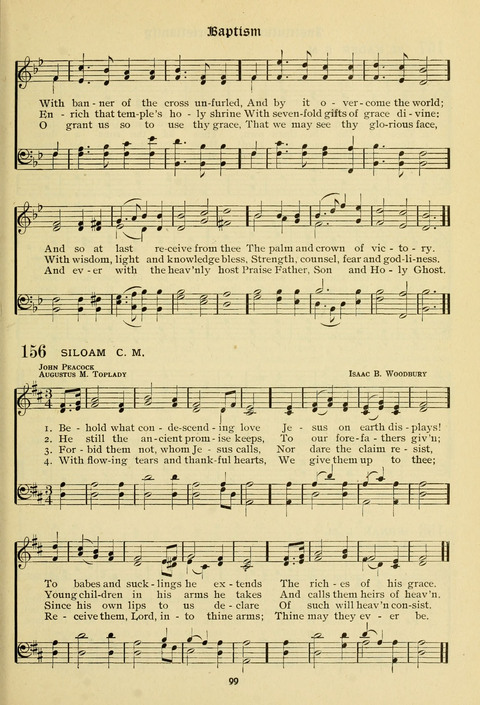 The Wesleyan Methodist Hymnal: Designed for Use in the Wesleyan Methodist Connection (or Church) of America page 99