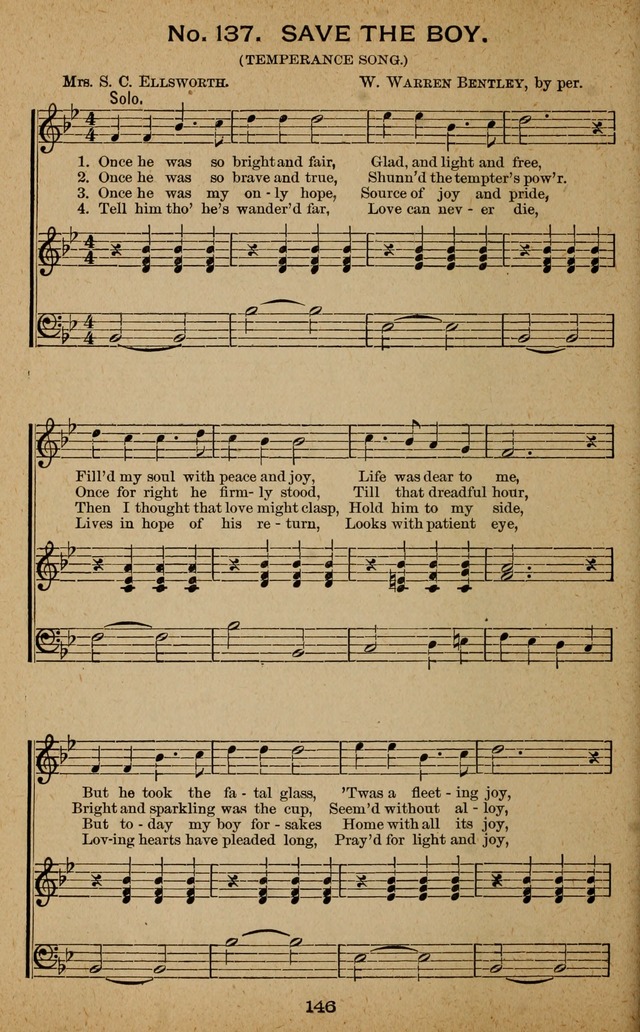 Windows of Heaven: hymns new and old for the church, Sunday school and home used by Rev. H.M. Wharton in evangelistic work page 146