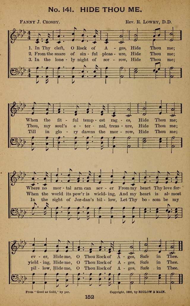 Windows of Heaven: hymns new and old for the church, Sunday school and home used by Rev. H.M. Wharton in evangelistic work page 152