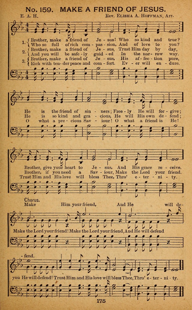 Windows of Heaven: hymns new and old for the church, Sunday school and home used by Rev. H.M. Wharton in evangelistic work page 175