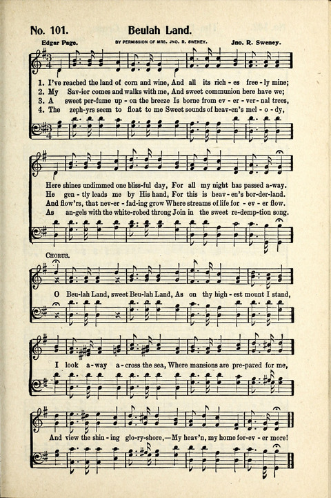 World-Wide Revival Hymns: Unto the Lord page 101