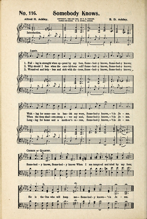 World-Wide Revival Hymns: Unto the Lord page 116