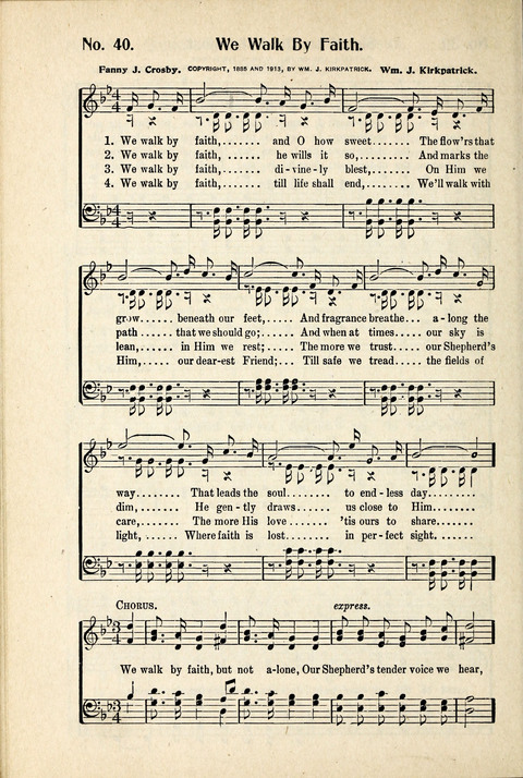 World-Wide Revival Hymns: Unto the Lord page 40