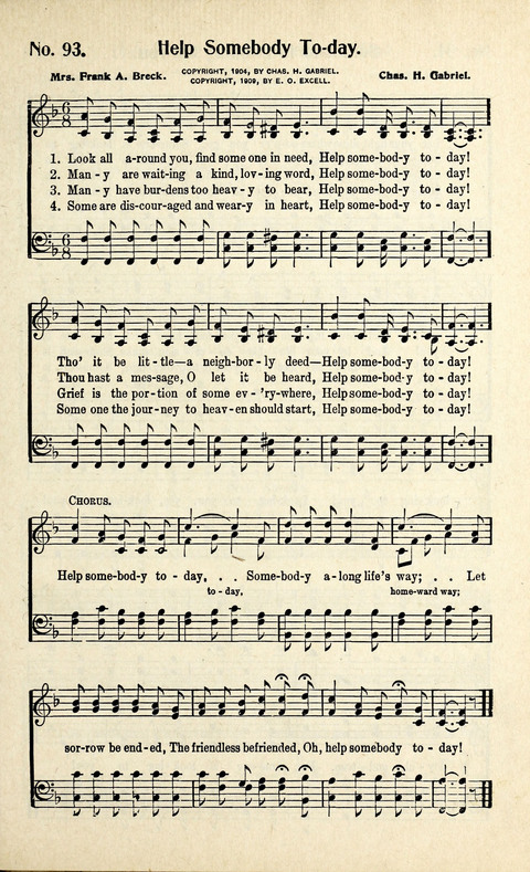 World-Wide Revival Hymns: Unto the Lord page 93